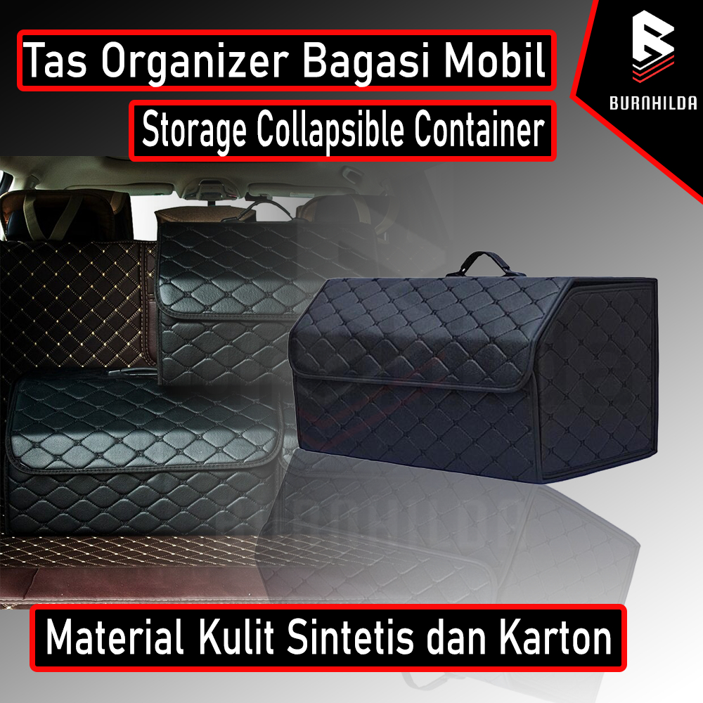Jual Tas Organizer Bagasi Mobil Storage Collapsible Container | Shopee ...