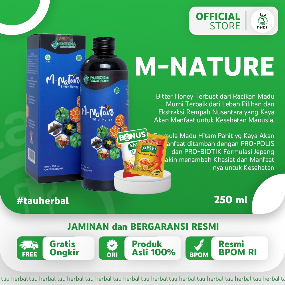 Jual M-NATURE MADU ASLI ORIGINAL MADU PAHIT ALAMI HALAL UNTUK GERD MAAG ...