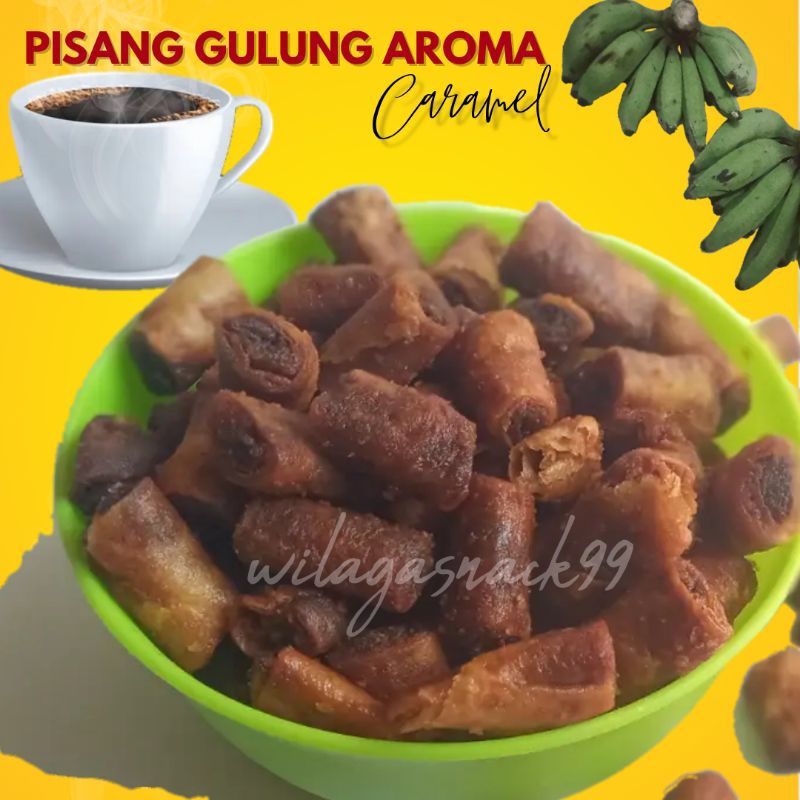 Jual Pisang Gulung Aroma Kripik Pisang Keripik Pisang Pisang Cemilan Pisang Snack Makanan Ringan