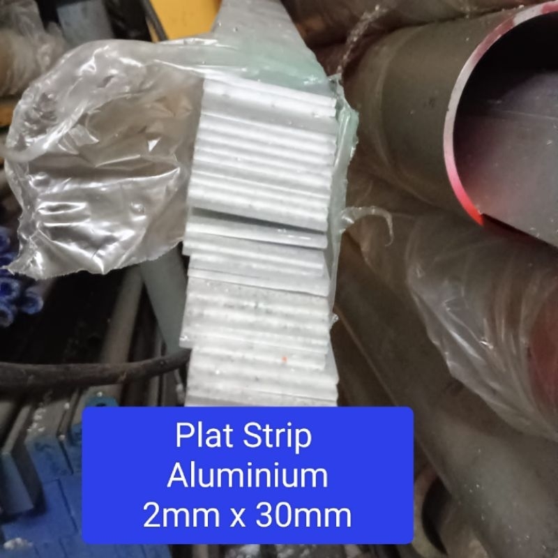 Jual Plat Strip Aluminium 2mm X 30mm X 1000 6063 Shopee Indonesia