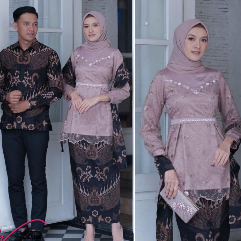 Jual Harga Terbaik Waktu Terbatas Kebaya Modern Couple Set Kebaya Wisuda Lamaran Tunangan Baju