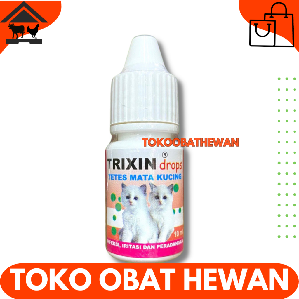 Trixin Drops Cat - Obat Hewan Tetes Mata Kucing