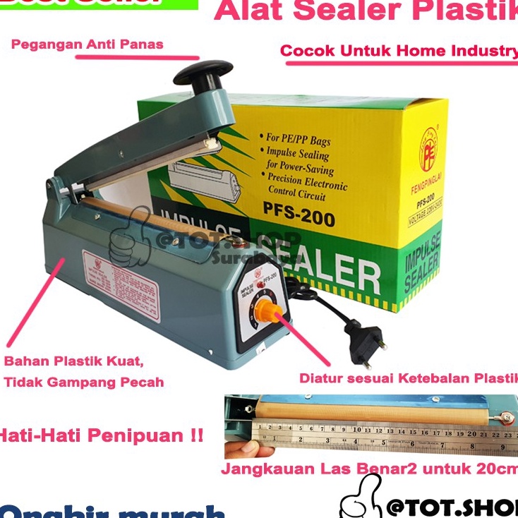 Jual Penawaran Terbaik Hari Ini Hot Promo Impluse Sealer Las Plastik Dengan Ukuran Cm Mesin