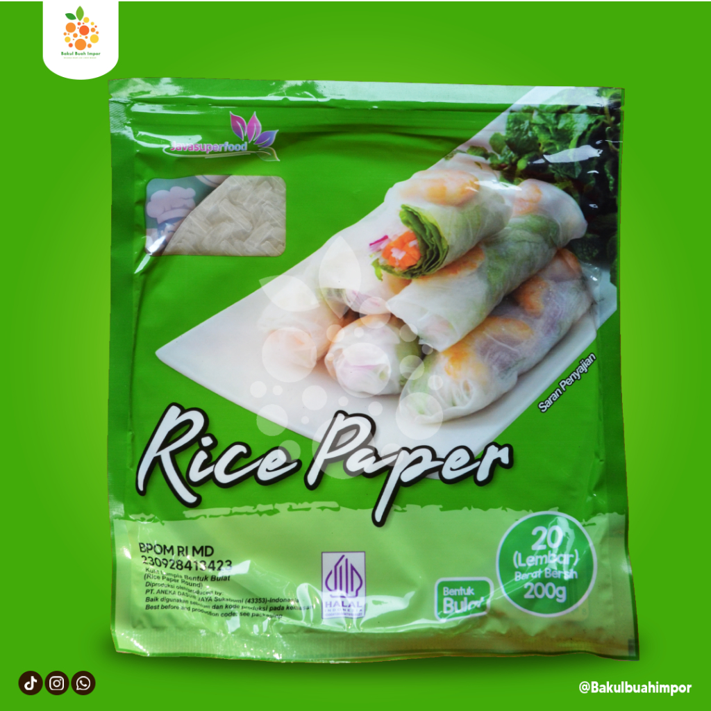 Jual Rice Paper Bentuk Bulat [200 Gram] | Shopee Indonesia