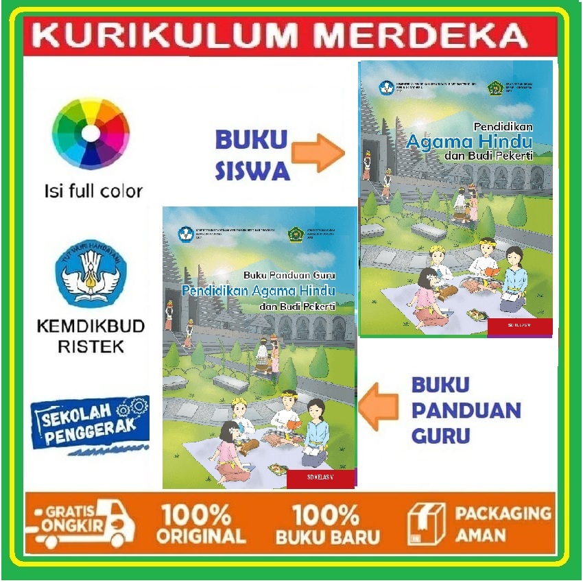 Jual Buku Pendidikan Agama Hindu dan Budi Pekerti SD Kelas 5 Kurikulum ...