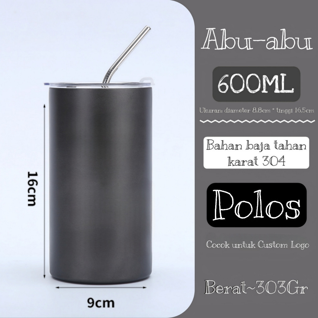 Jual Lrms Tumbler Termos Insulated Mug Vacuum Cup Hot And Cool 600 Ml Stainless Steel Coffee 