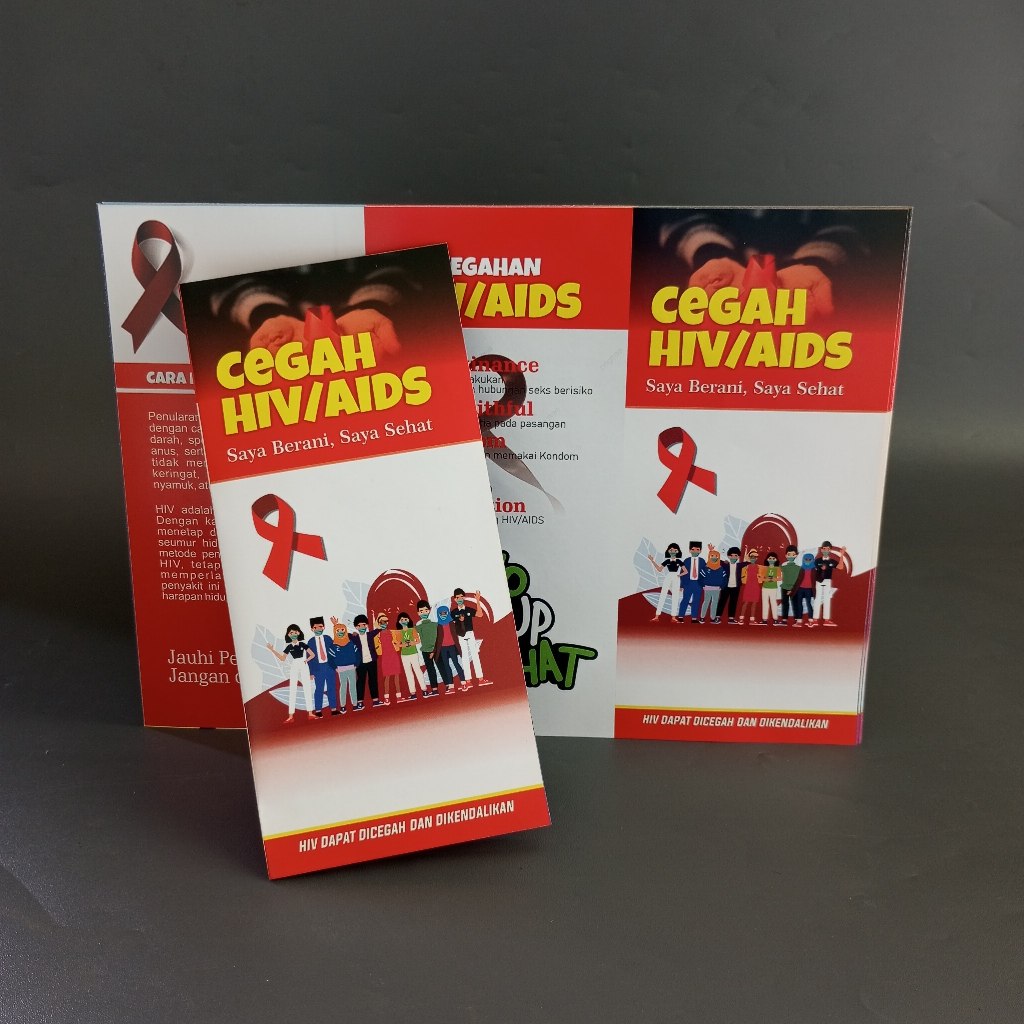 Jual Leaflet HIV AIDS, Media Promkes, Poster kesehatan, Brosur HIV AIDS ...