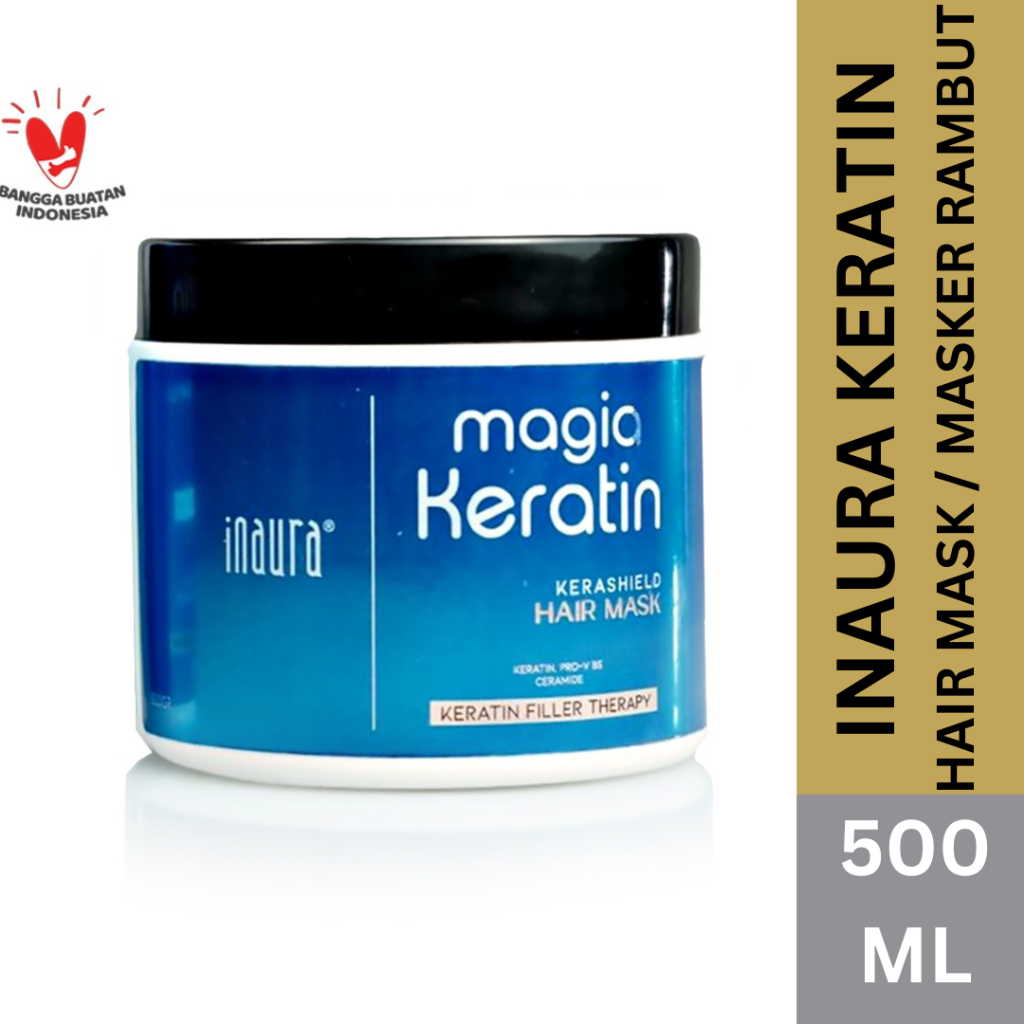 Jual INAURA Magic Keratin Hair Mask / Masker Rambut Keratin 500ml ...