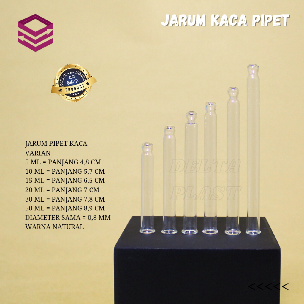 Jual Jarum kaca pipet ukuran 5ml, 10ml, 15ml, 20ml, 30ml, 50ml Shopee