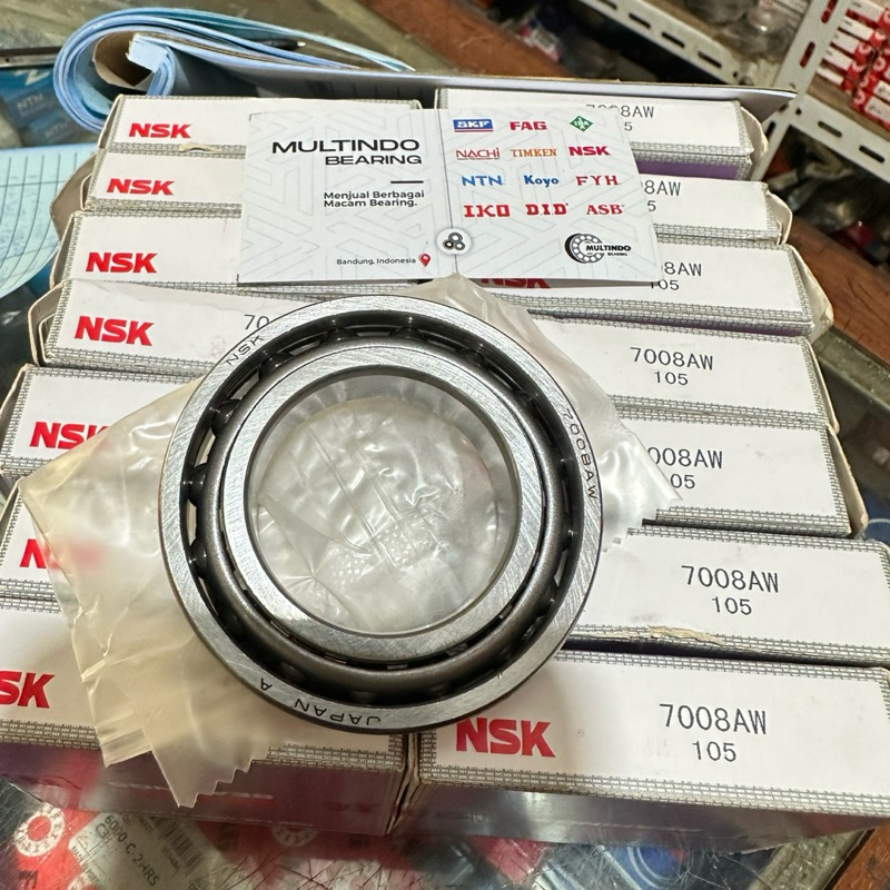 Jual Bearing Angular 7008 AW NSK JAPAN | Shopee Indonesia