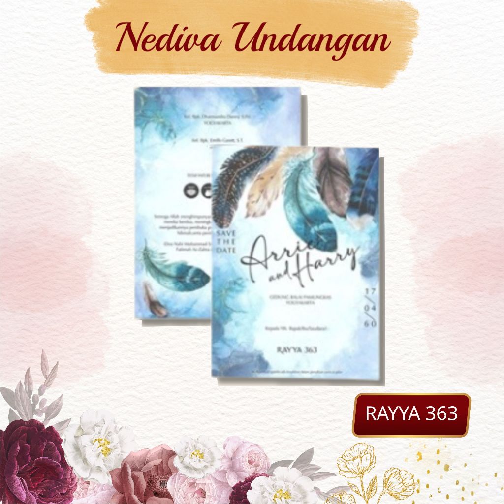Jual Blangko Undangan Rayya 363 Harga Murah | Shopee Indonesia