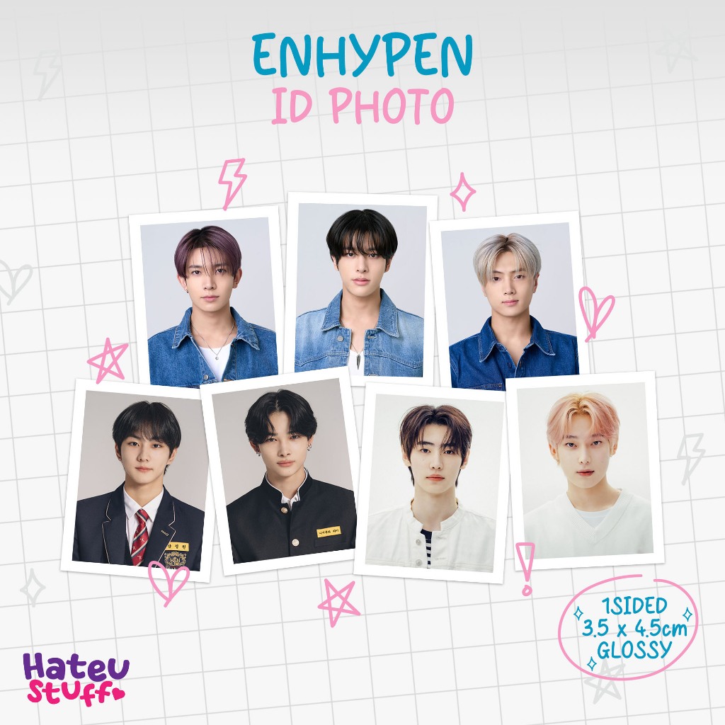 Jual Enhypen Unofficial ID Photo Enniversary | Shopee Indonesia