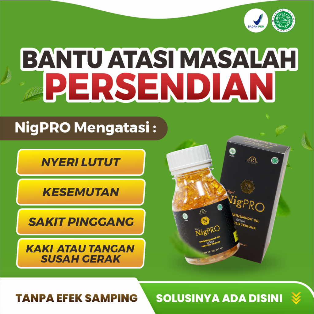 Jual NigPRO - Atasi Nyeri Sendi, Rheumatic, dan Asam Urat 100% Original ...
