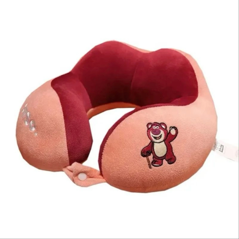 Jual Bantal Leher Lotso Travel Tidur Siang Berbentuk Karakter Hewan ...