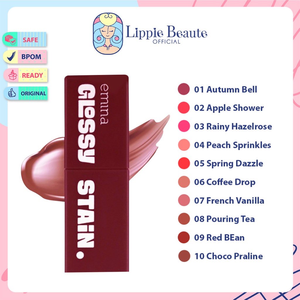 Jual EMINA - Glossy Stain All Varian | Shopee Indonesia