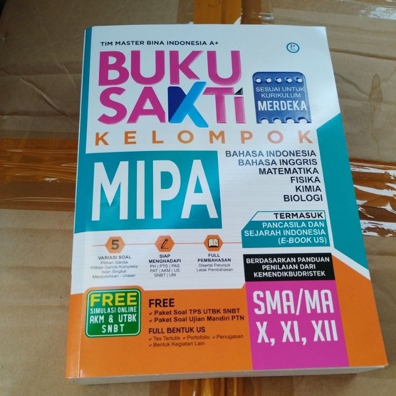 Jual JUAL BUKU SAKTI BANK SOAL KELOMPOK MIPA HOTS SMA MA KELAS X XI XII ...