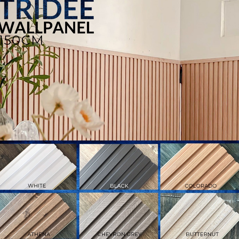 Jual Splash WOOD PANEL WPC TRIDEE WALLPANEL | Shopee Indonesia