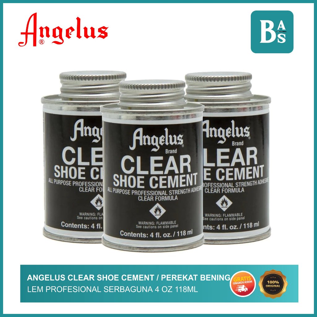 Angelus Clear Shoe Cement - 4 oz
