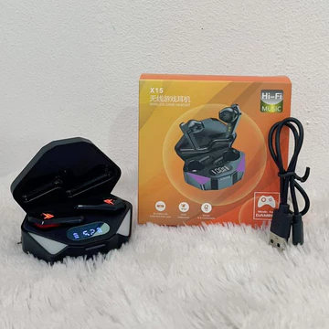 TWS Gaming X15 True Wireless Stereo Gaming Earbuds Touch Earphone Pure Bass Sound Low Latency