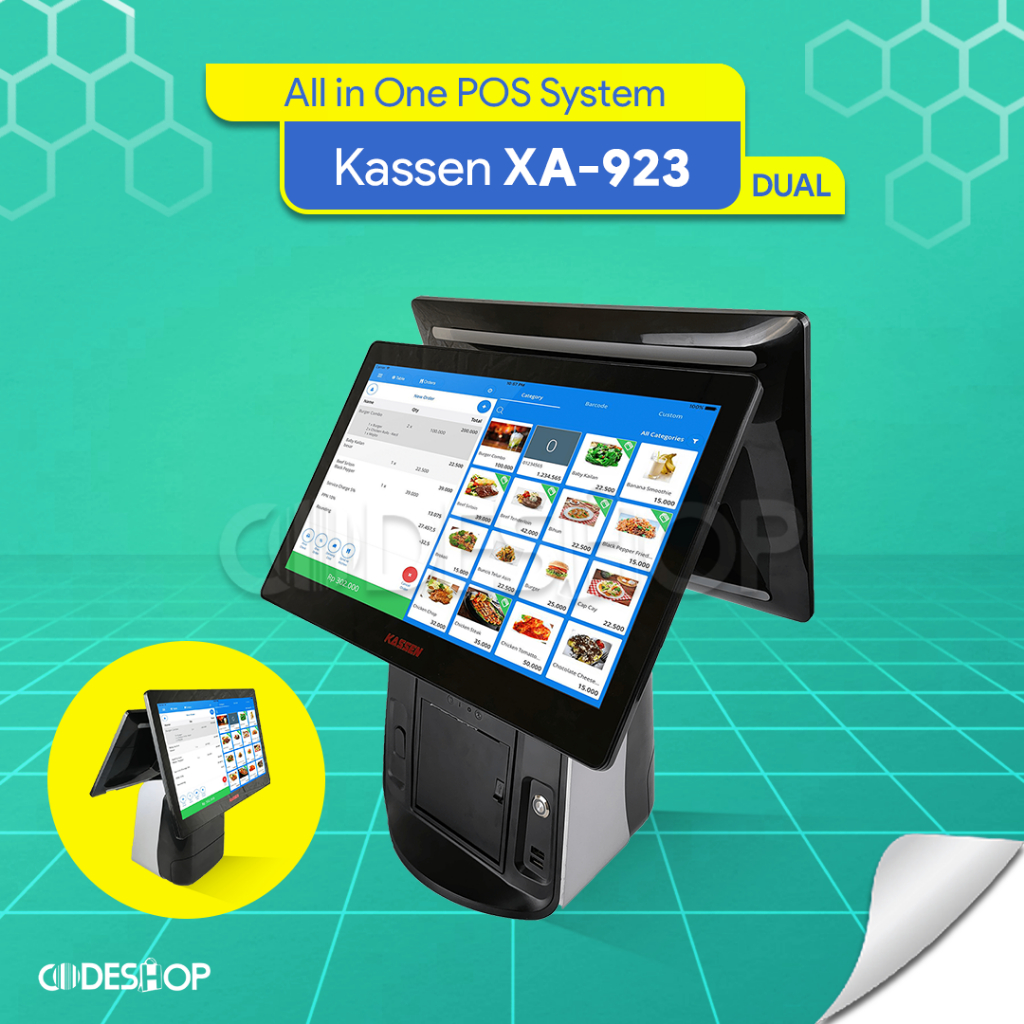 Jual Kassen Xa Mesin Kasir All In One Pos Dual Display Shopee