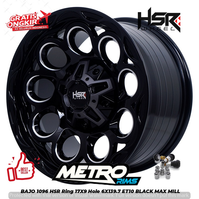 Jual VELG HSR R17 BAJO PAS BUAT MOBIL Hardtop, Hilux Double, Land ...