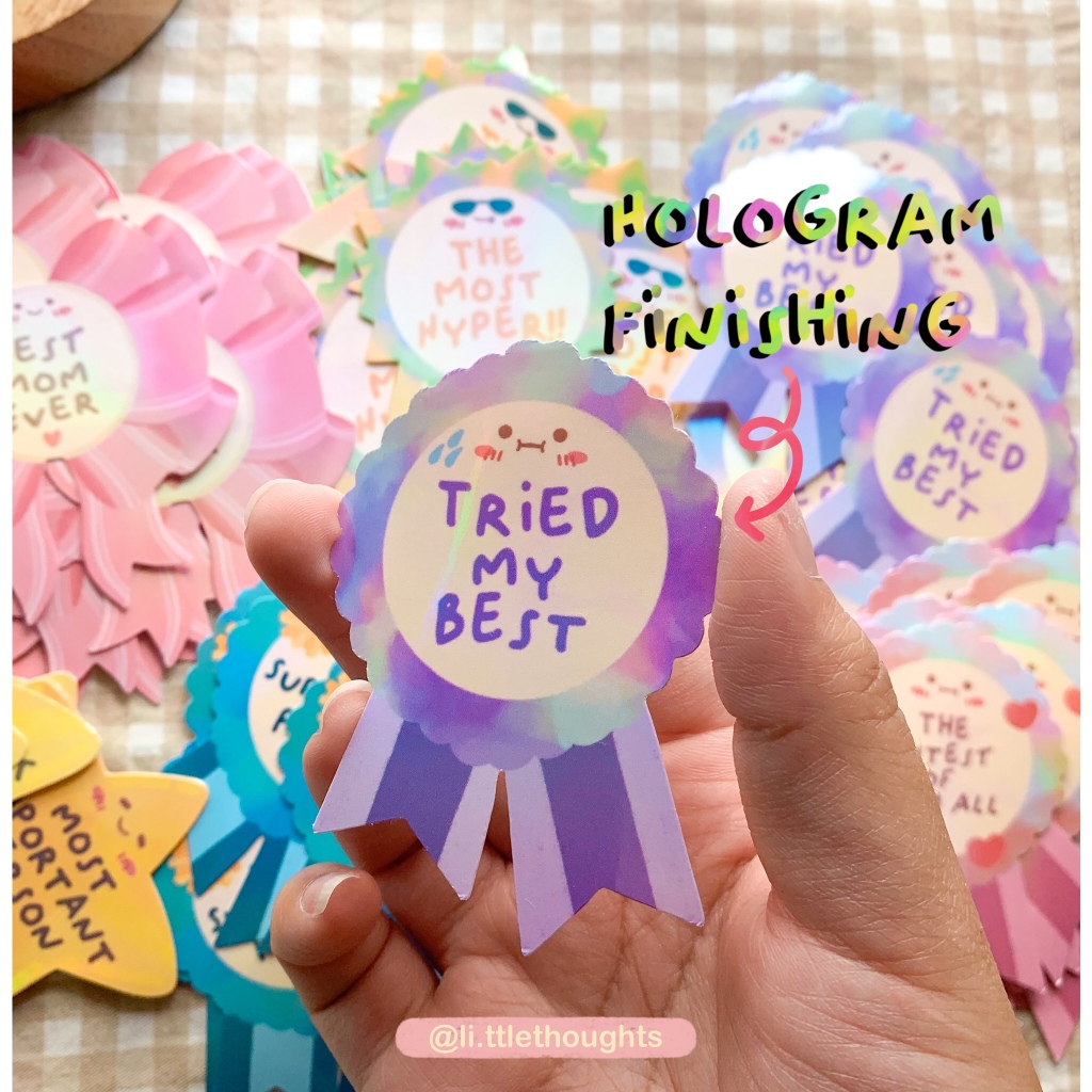Jual Self Appreciation Stickers by LITHO | Hologram Stickers | Shopee ...
