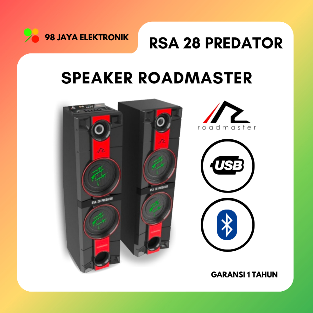 Jual SPEAKER ROADMASTER RSA 28 PREDATOR | Shopee Indonesia