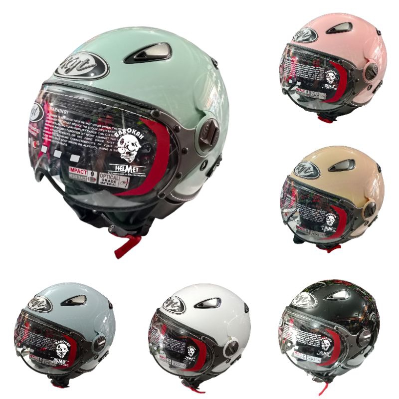 Jual HELM KYT ELSICO HIJAU SAGE GREEN POLOS ORIGINAL Shopee Indonesia