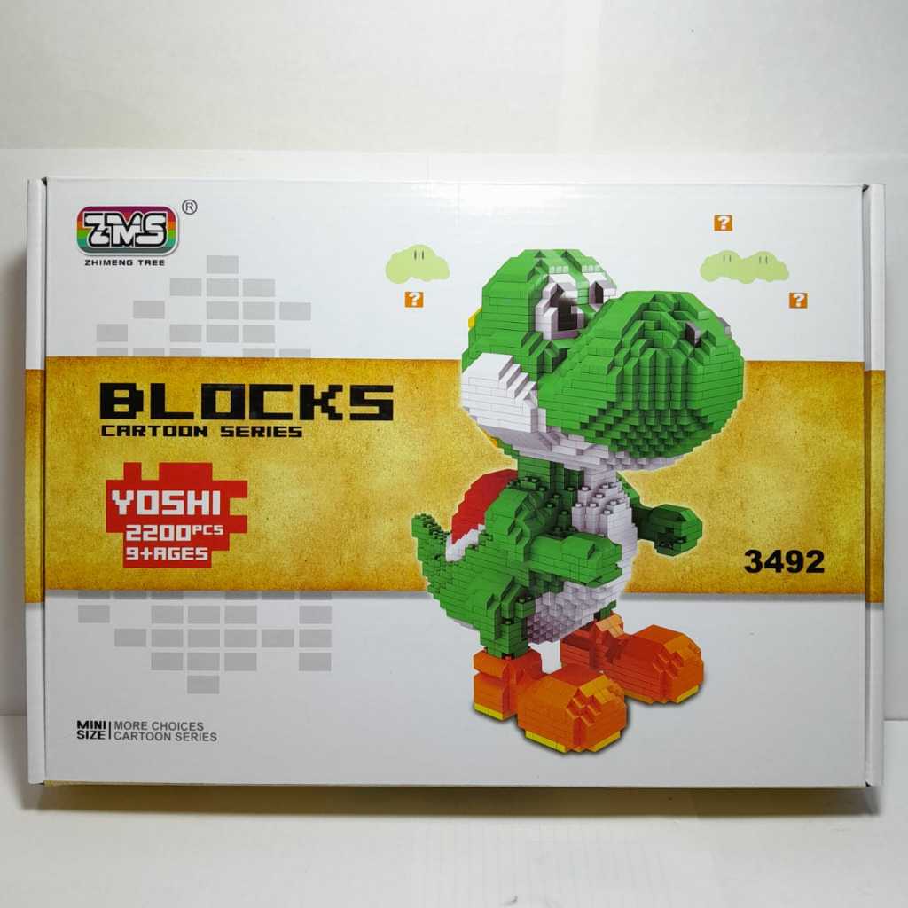 Jual Wisehawk Mini Block Big Figure Super Mario Bros Series Karakter ...