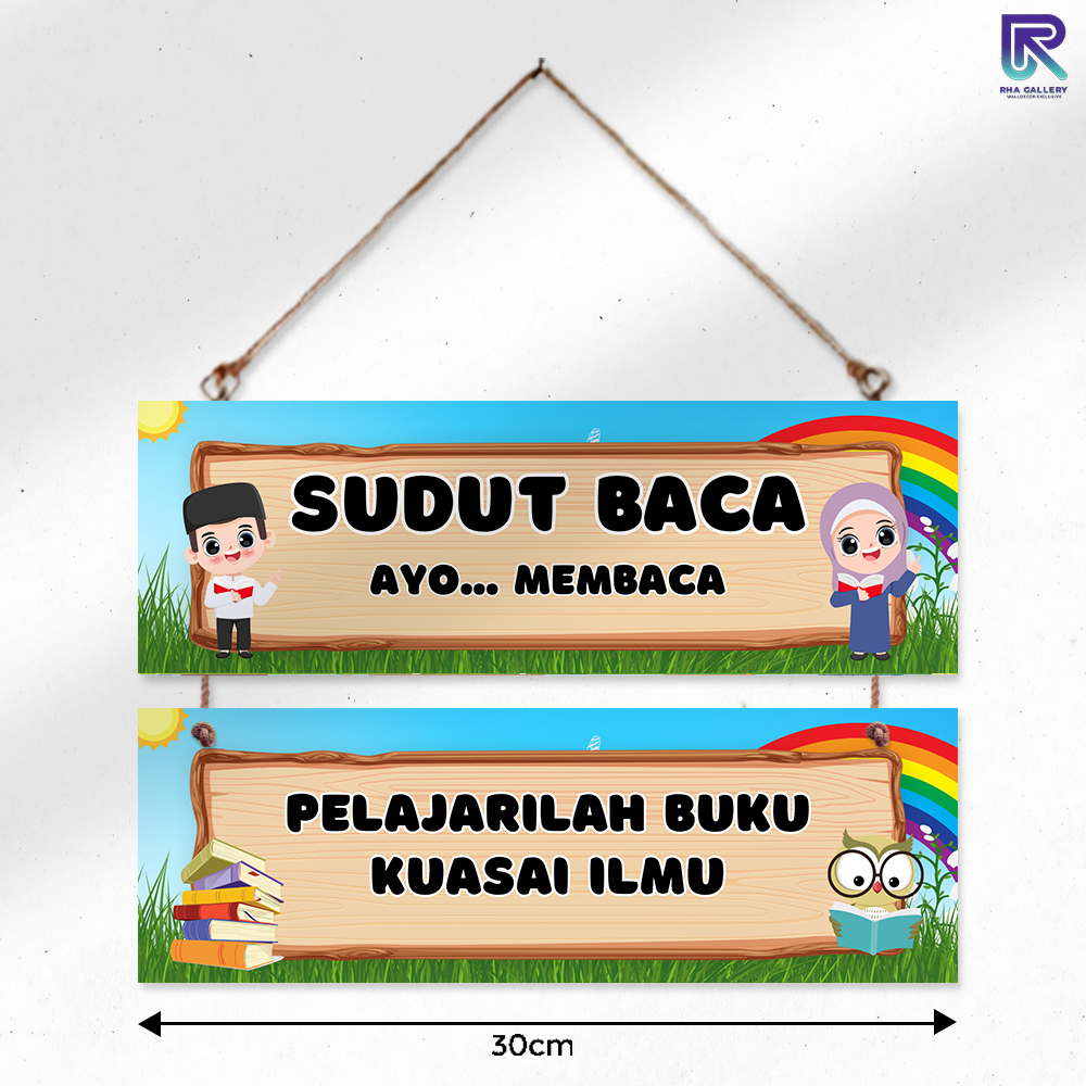 Jual Rha Gallery Hiasan Dinding Gantung Sudut Baca Motivasi Membaca Pajangan Sekolah Dekorasi 30 4935