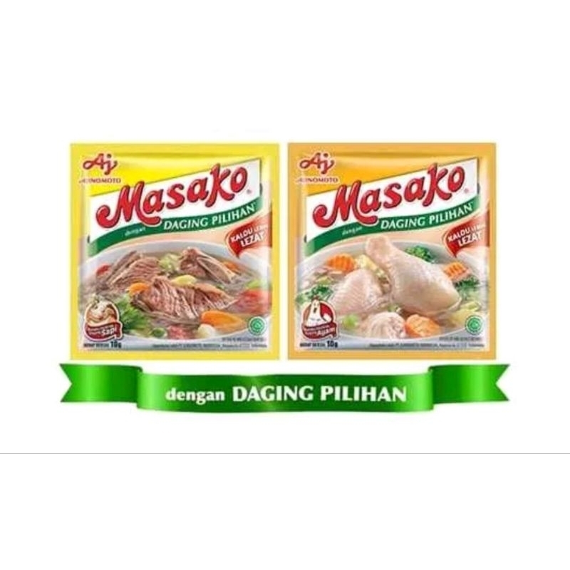 Jual bumbu masak masako rasa ayam dan sapi 1 sachet | Shopee Indonesia