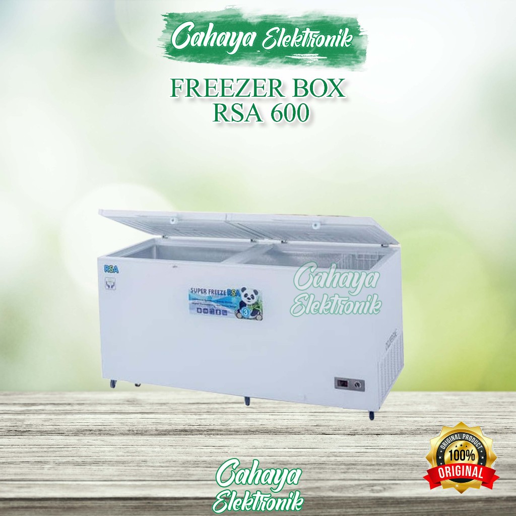 Jual FREEZER CHEEST BOX RSA CF-600 LEMARI PEMBEKU ASLI BERGARANSI ...