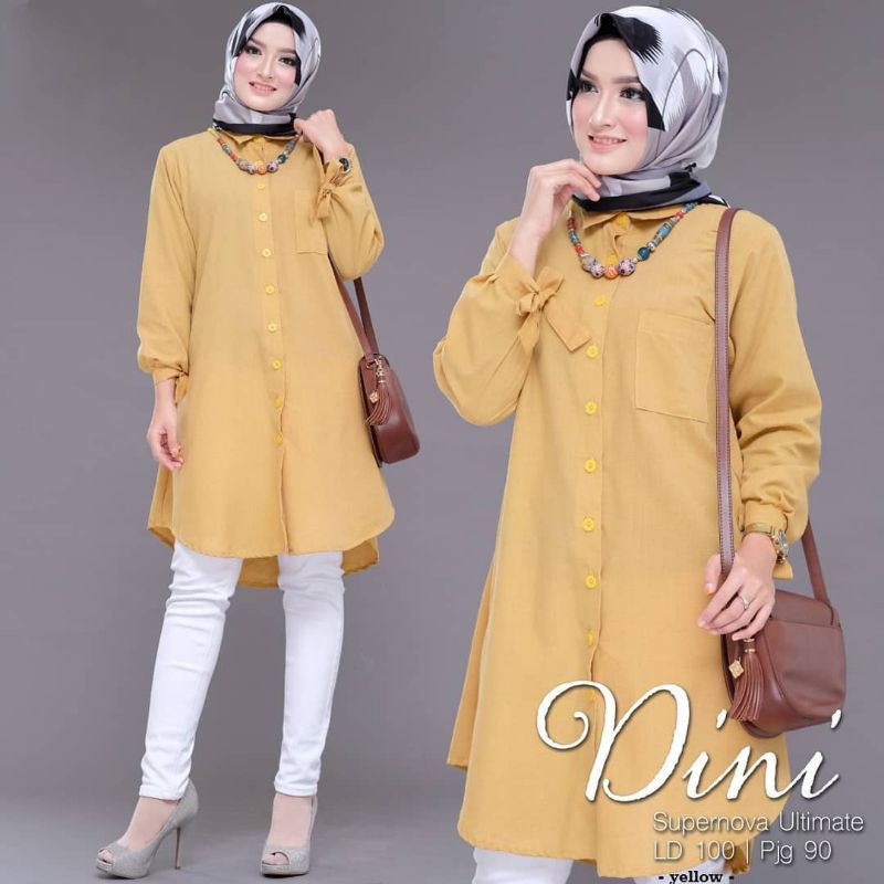 Jual ANDINI TUNIK / ATASAN TUNIK / BAJU TUNIK / ATASAN WANITA / ATASAN