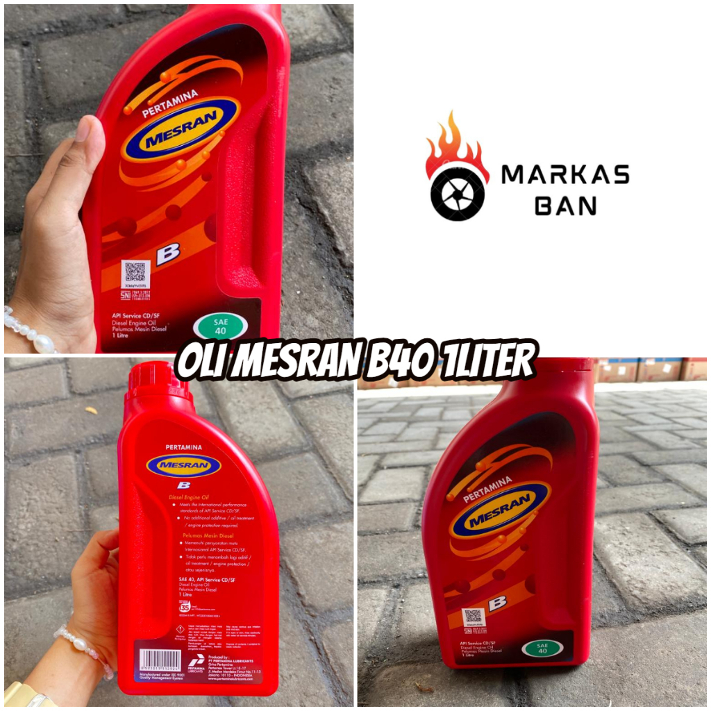 Jual OLI MESRAN B40 1LT//OLI PERTAMINA DIESEL MESRAN B 40 20W-40 UKURAN ...