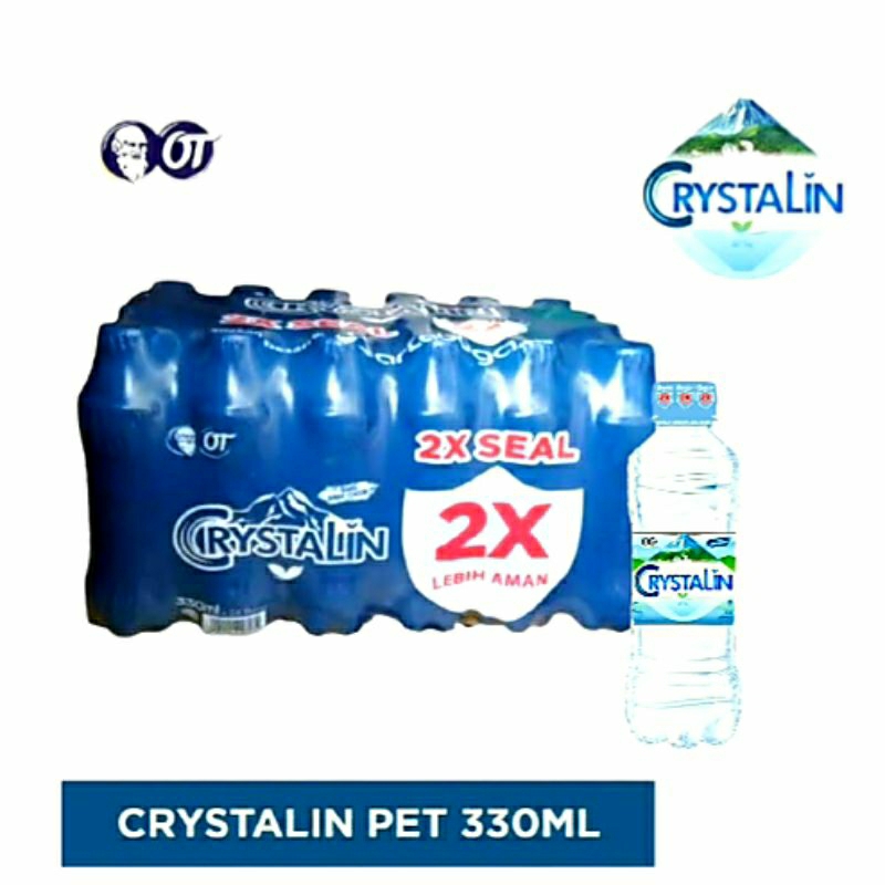 Jual Ams Crystalin Air Mineral Isi 24 Crystalline Botol 330 Ml Shopee Indonesia 6541