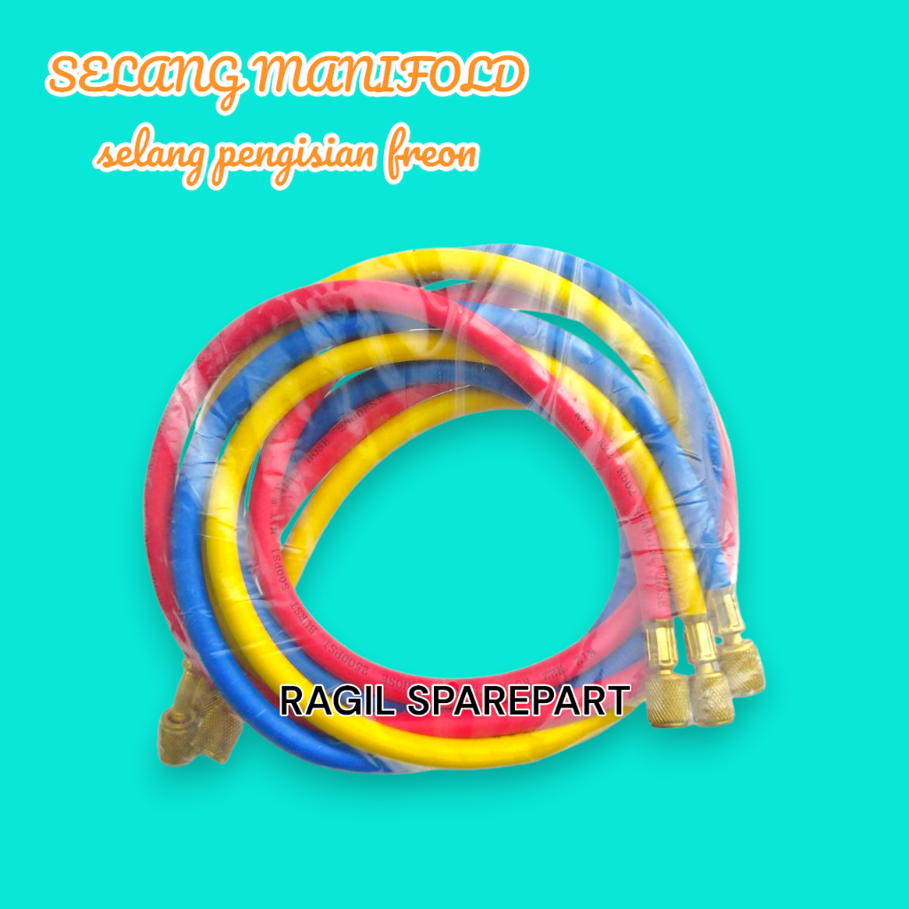 Jual SELANG MANIFOLD R32 R410 / SELANG PENGISIAN FREON ECER | Shopee ...