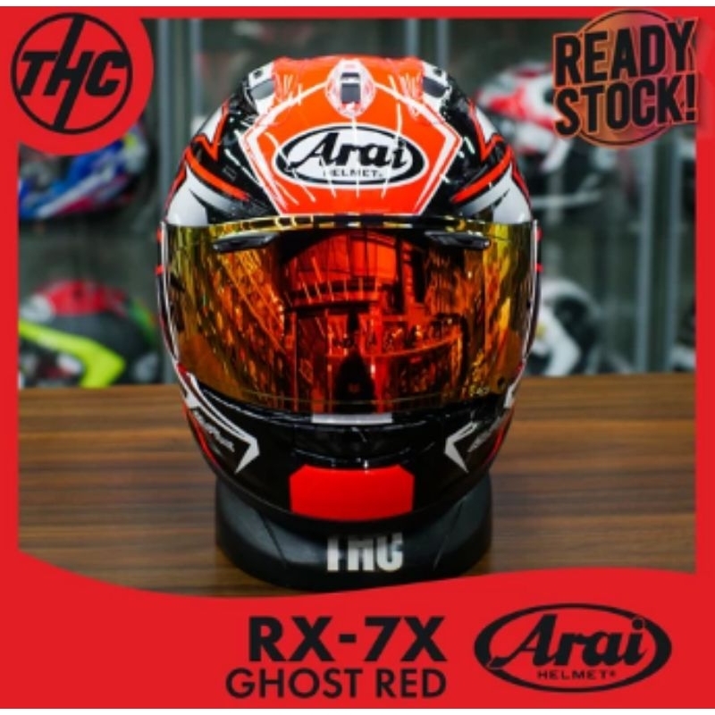 出品番号18 Arai RX-7X まぎれこん GHOST(RED) 61.62cm