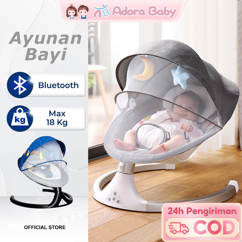 Jual Ayunan Bayi Ayunan Bayi Otomatis Ayunan Bayi Elektrik Ada Remote ...