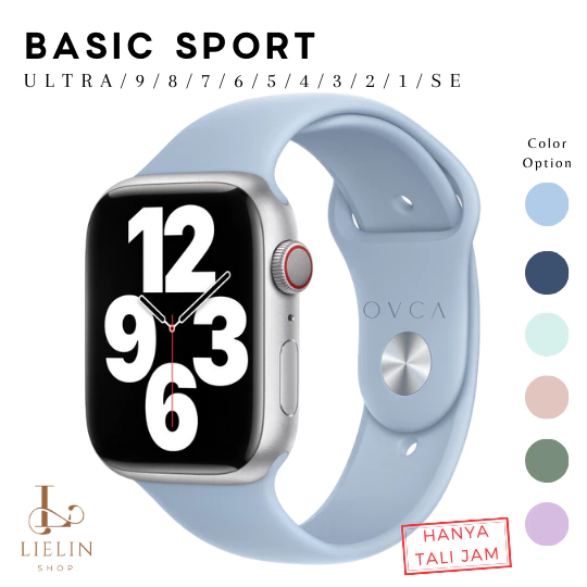 Apple strap ultra 9 8 7 6 5se silikon karet sport tali