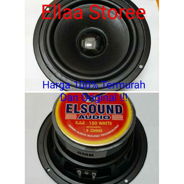 Jual Speaker Elsound Watt Inch Hitam Magnet Besar Original Harga