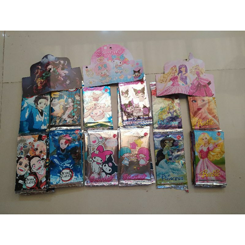 Jual Kartu Princess / Barbie / Little Pony / Naruto / Disney / Demon ...