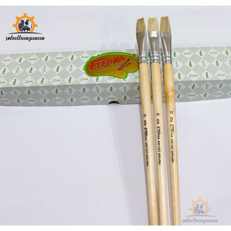 Jual Kuas Lukis Putih no 1 - 14 ETERNA - GRT - MORSE - MAXI / Kuas ...