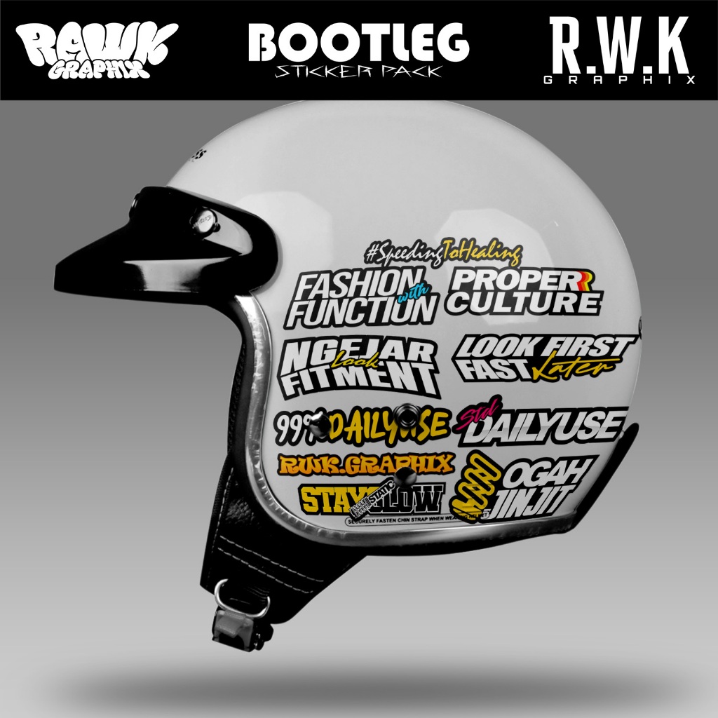 Jual Sticker Pack Ogah Jinjit Proper Culture Bahan Vinyl Stiker Untuk ...