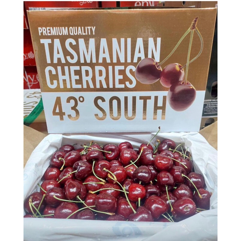 Jual Cherry Tasmanian Size 3234 Berat 2kg/pack Shopee Indonesia
