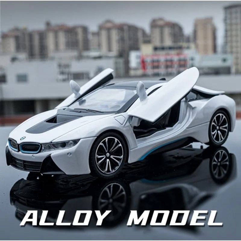 Jual Diecast Mobil BMW i8 Supercar Skala 1:22 Miniatur Die-cast Mobil ...