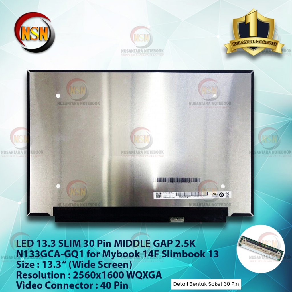 16″ WQXGA 2560x1600 240Hz screen for Dell G16 7630 P122F Non-Touch