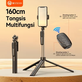 MIXIO A36 160CM Tongsis Bluetooth Selfie Stick Tripod With Remote