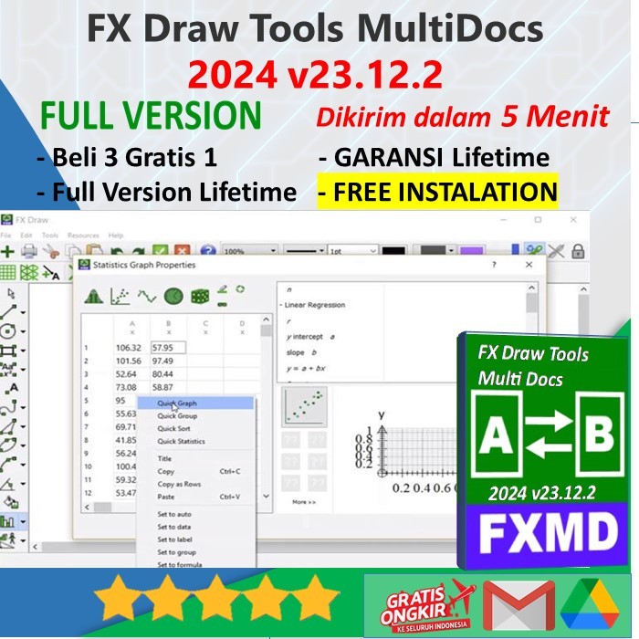 Jual FX Draw Tools MultiDocs 2024 Fullversion License Lifetime