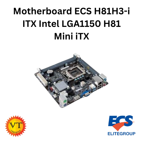 Jual Motherboard ECS H81H3i ITX Intel LGA1150 H81 Mini iTX Shopee