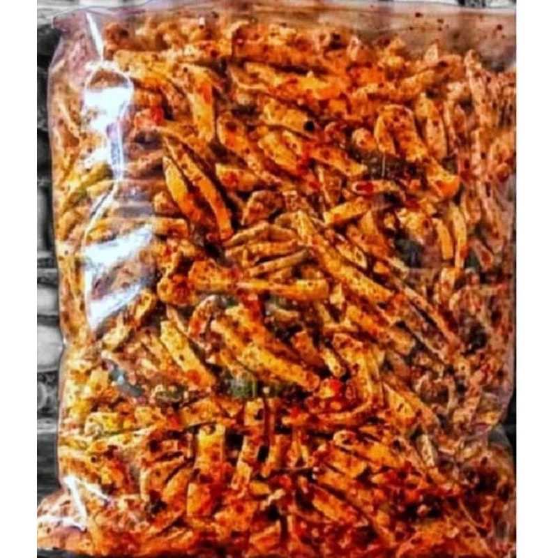 Jual Baso Goreng / Basreng Stik 500gr / basreng Stik Pedas Daun jeruk ...